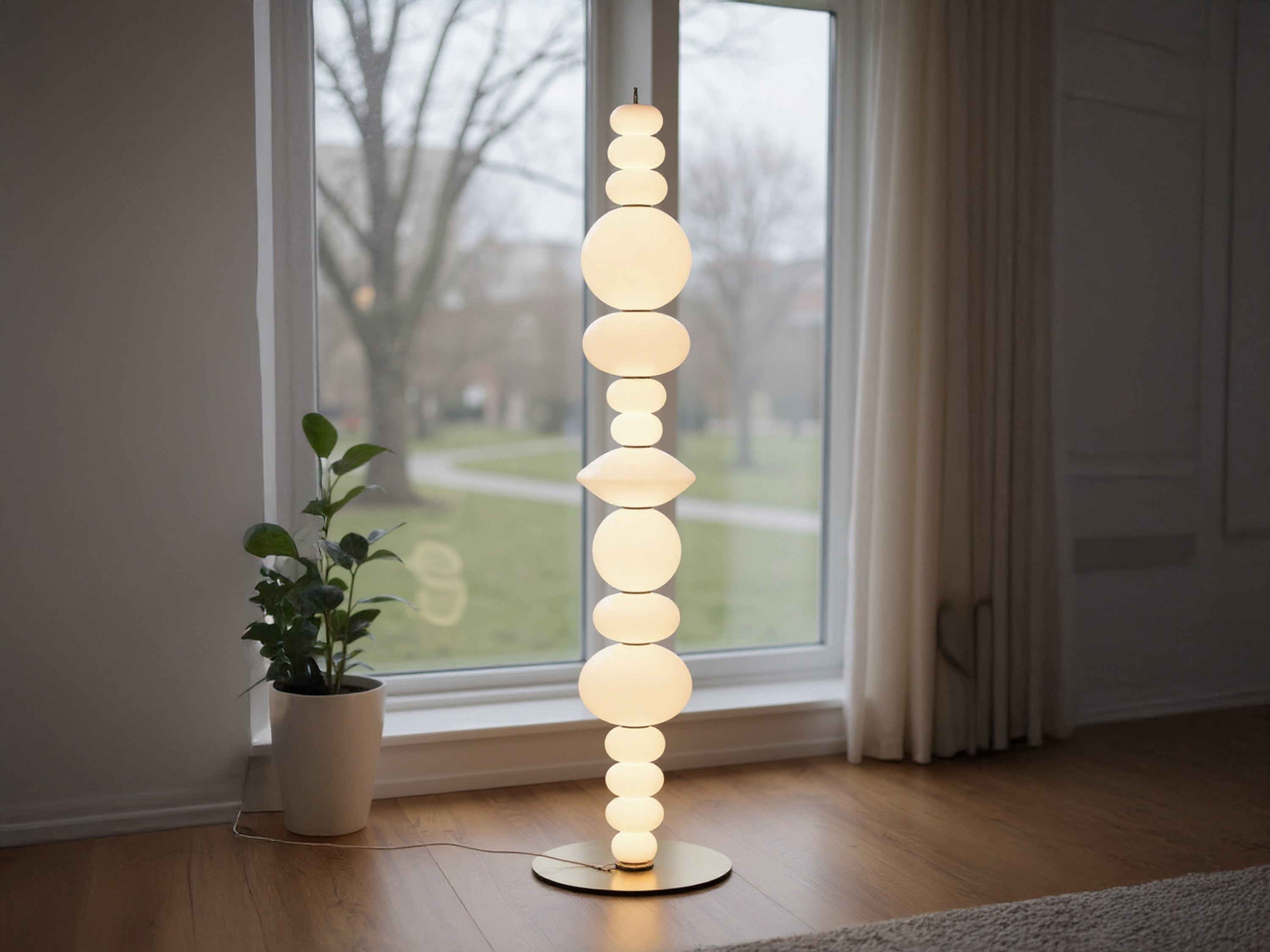 Customized Modern Glass Floor Lamp